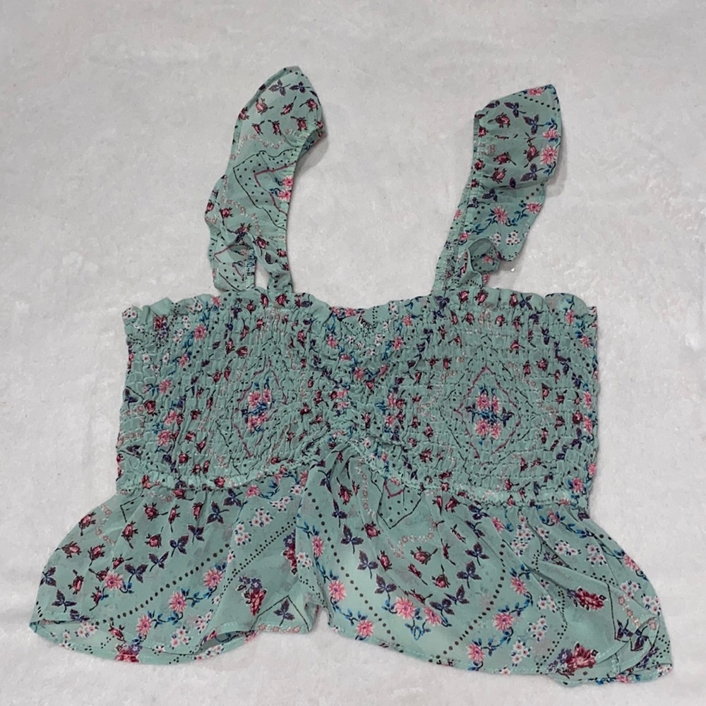 Fairy core floral crop top🧚♀️ - Picture 1 of 6